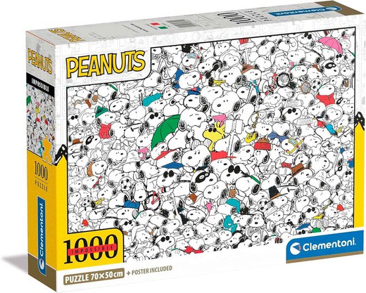 Puzzle 1000 IMPOSSIBLE COMPACT  PEANUTS