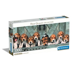 Puzzle 1000 PANORAMA BEAGLES COMPACT BOX