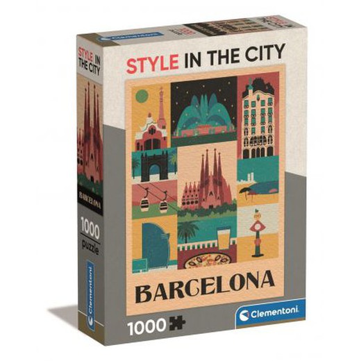Puzzle 1000 STYLE IN THE CITY BARCELONA COM