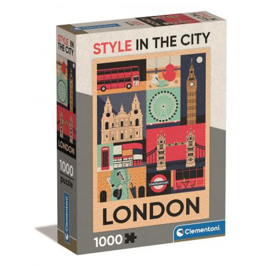 Puzzle 1000 STYLE IN THE CITY LONDON COMPAC