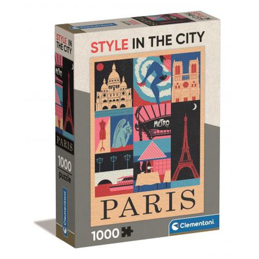 Puzzle 1000 STYLE IN THE CITY PARIS COMPACT