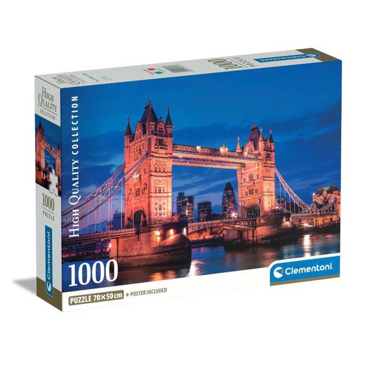 Puzzle 1000 TOWER BRIDGE AT NIGHT COMPACT