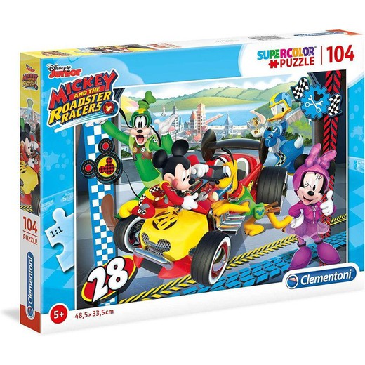 Puzzle 104 Mickey Roadster Racer