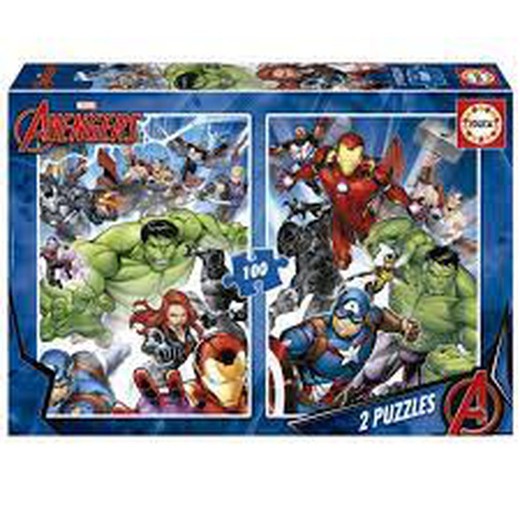 Puzzle 2X100 Avengers