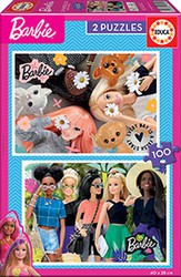 Puzzle 2X100 Barbie