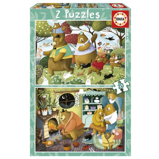 Puzzle 2X20 Cuentos Del Bosque