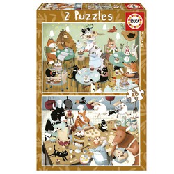 Puzzle 2X48 Cuentos Del Bosque