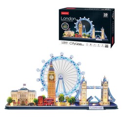 Puzzle 3D City Line Londres Led 186Pcs