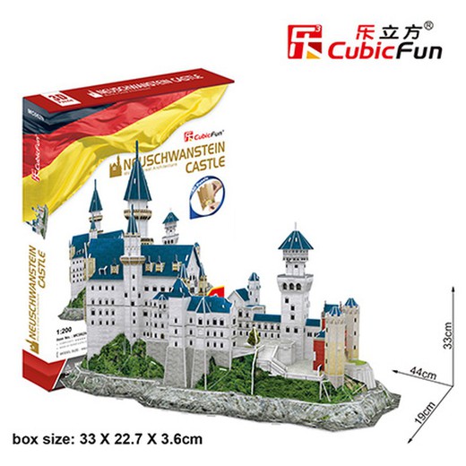 Puzzle 3D Castello di Neuschwanstein