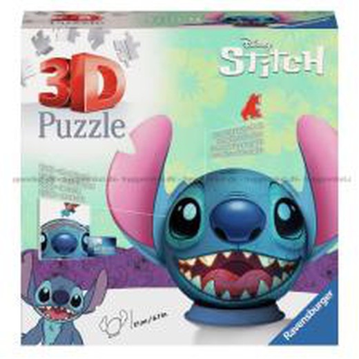 Puzzle 3D Stitch Con Orejas