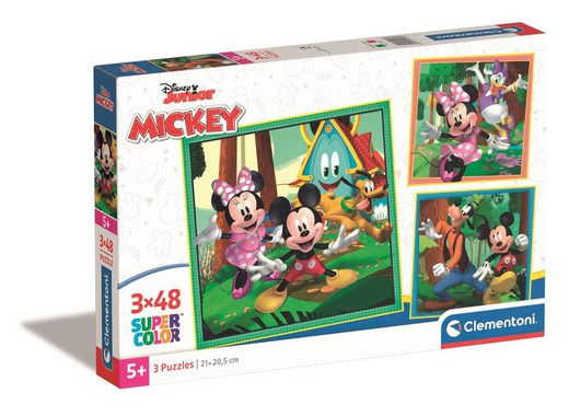 Puzzle 3X48 SQUARE MICKEY AND FRIENDS