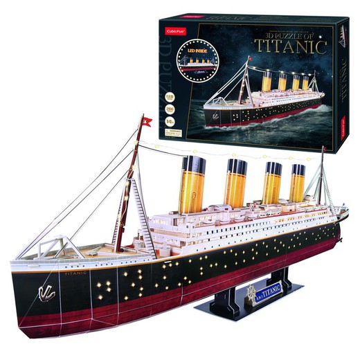 Puzzle 3D Titanic Led