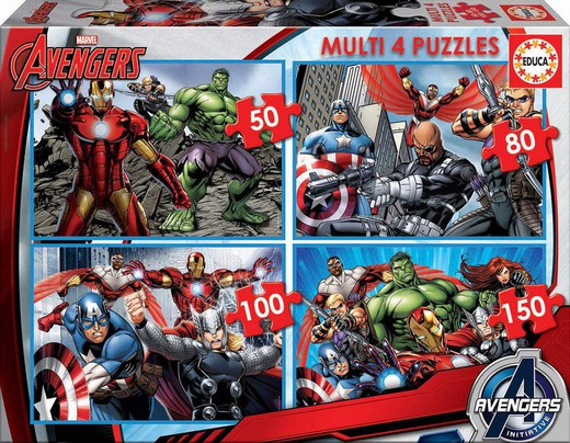 Puzzle 4 Multi Avengers