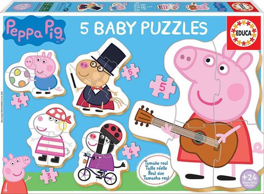 Baby Peppa Pig 2 Puzzle Educa