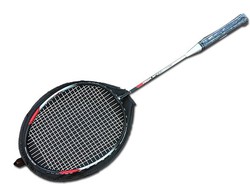 Raquette de badminton avec étui
