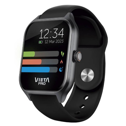 RELOJ INTELIGENTE VIETA PRO GO 2 NEGRO