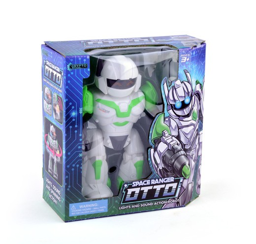 Robot Otto Space Ranger Luz Y Sonido