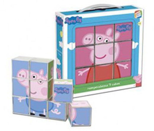 Peppa Pig puzzle 9 cubes