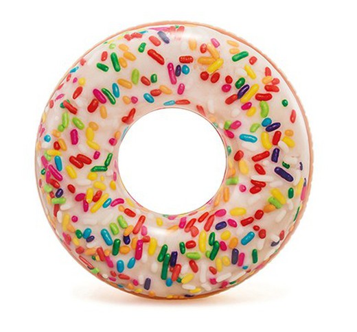 Donut Realistisk 114 cm + 9 hjul