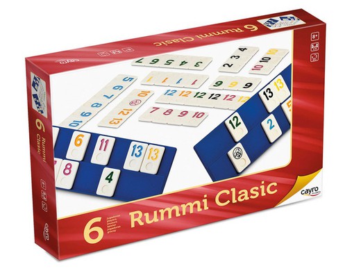 Rummi clasic 6 players cardboard box