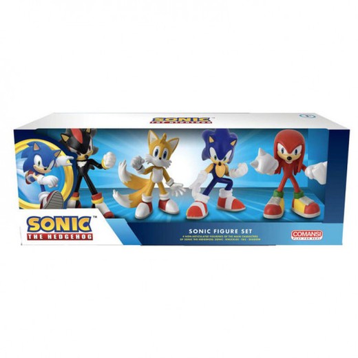 Set 4 Figuras Sonic Familia