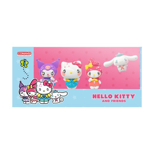 SET COLECCION HELLO KITTY & FRIENDS 4 FIG