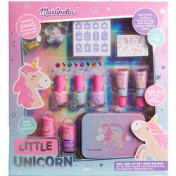 Set De Uñas Y Labios Little Unicorn Martinelia