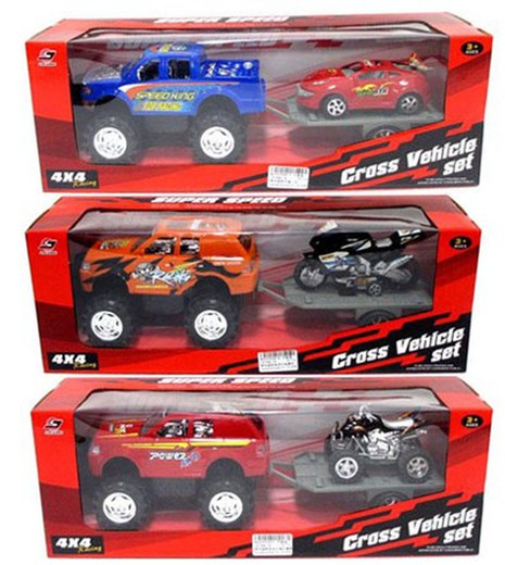 Jeep friction set with trailer