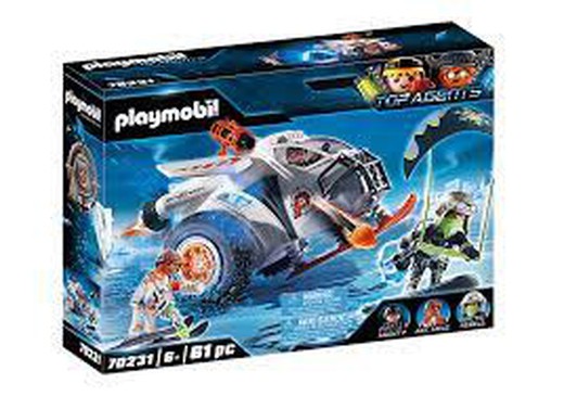 Spy Team Planeador De Nieve Playmobil