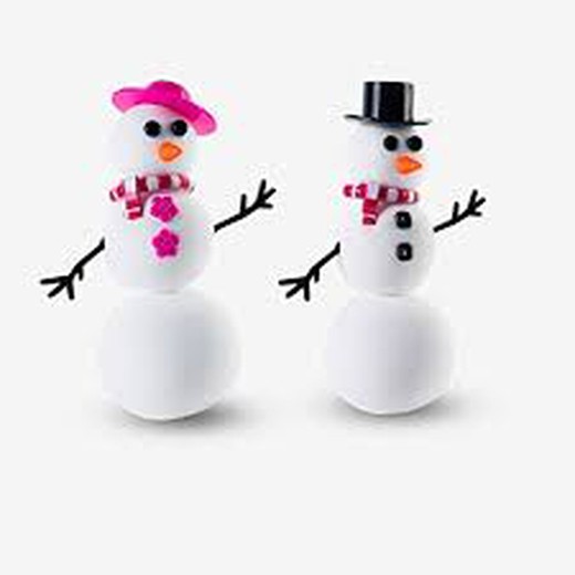 Mr. and Mrs. Snowman