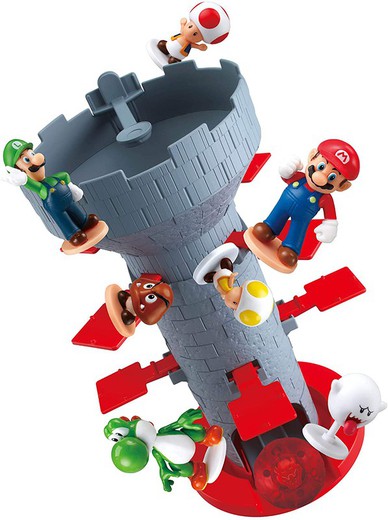 Super Mario esplode! Torre traballante