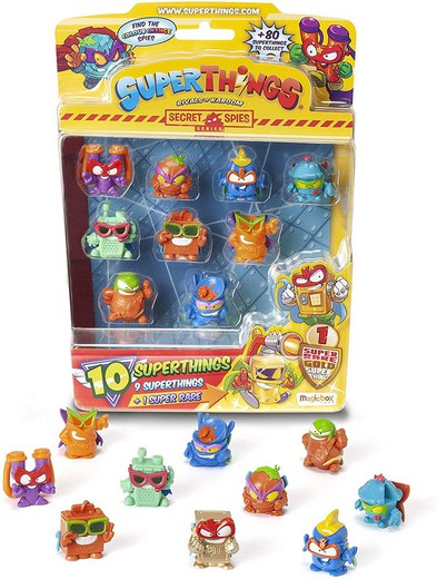 * Superthings Secret Spies-Blister 10 figurines