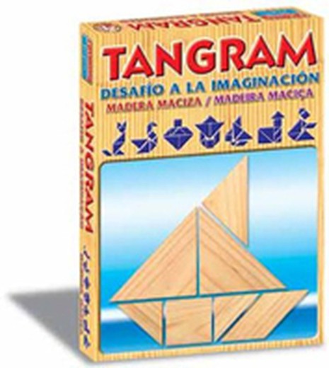 Wooden tangram