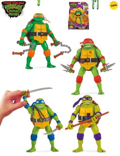 Tortugas Ninja-Figuras Deluxe Surtido