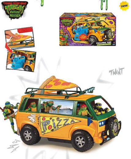 Tortugas Ninja-Pizza Van