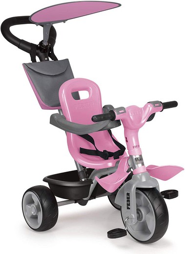 Baby Plus Music Pink trehjuling