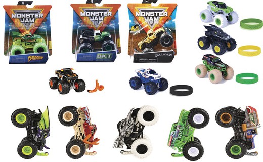 MONSTER JAM VEHICULO 1:64 SURT.