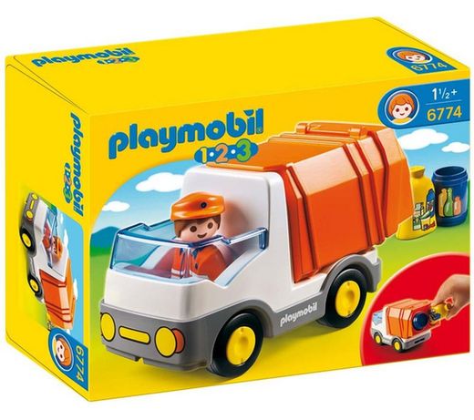 Lego 1.2.3 Camión De Basura Playmobil