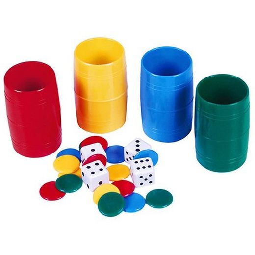 Acc.Parchis 4 Jug.Caja Plastic