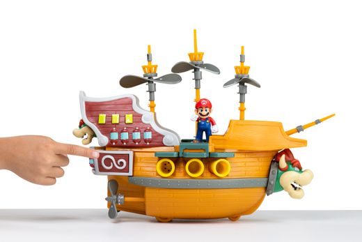 AERONAVE SUPERMARIO BOWSER CON FIGURA 6CM