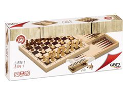 Pieghevole Scacchi-Dama-Backgammon