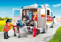 City Life Ambulancia Con Luces Playmobil