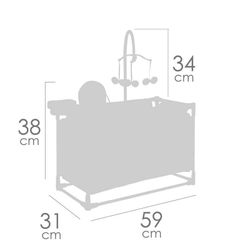 ARMARIO CAMBIADOR PLEGABLE VERONA