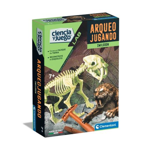 ARQUEOJUGANDO SMILODON FOSFORESCENTE