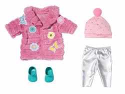 BABY BORN CONJUNTO ABRIGO ROSA 43CM