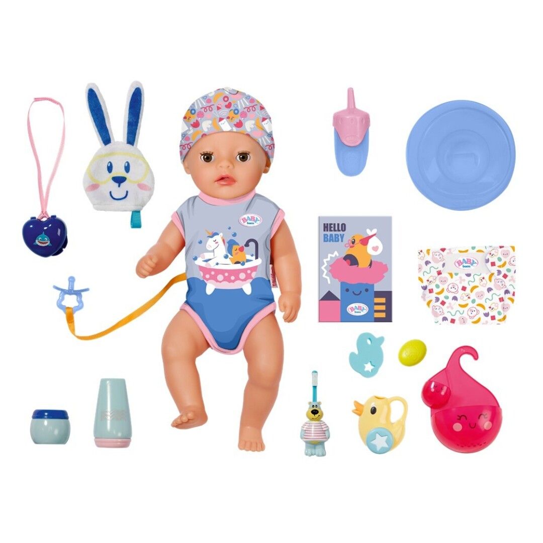 BABY BORN LUKAS BAÑO DIVERTIDO 36CM