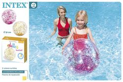 Balón Transp. Glitter 71Cm