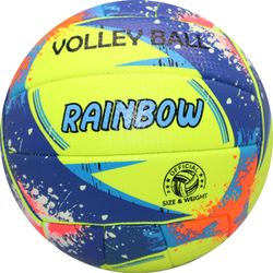 BALON VOLLEYBALL RAINBOW 18 PANELES 280 GR