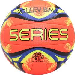 BALON VOLLEYBALL ROJO 18 PANELES 280 GR