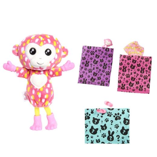 Barbie Chelsea Cutie Reveal Serie Amigos Jungla